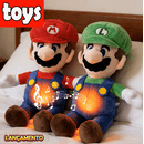 🍄❤️ Mario e Luigi - Mochilinha com Respiração.💤