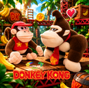 Donkey Kong & Diddy Kong - Pelúcias Nostálgicas
