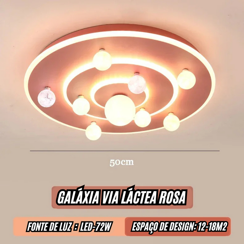Luminária de Teto Atmosférica Peça Moderna e Aconchegante com 3 Velocidades para Quartos e Hotéis. / Peça Premium Modelo de Luxo.