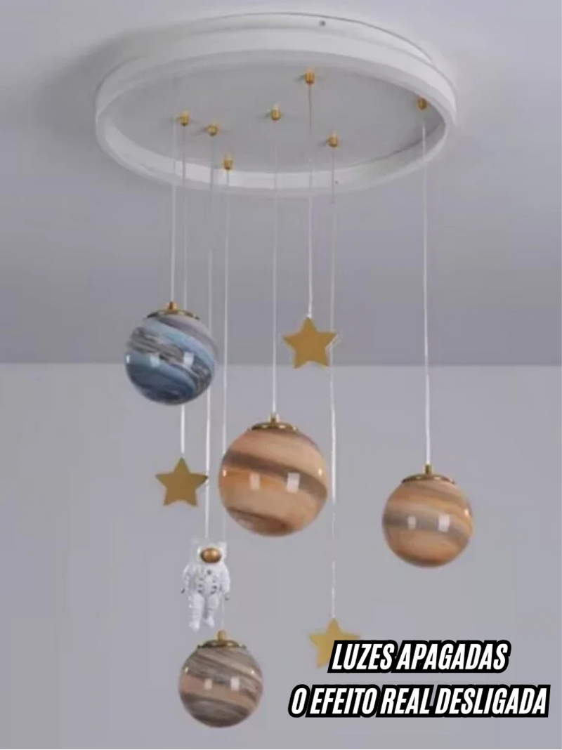 Lustre de Teto Premium Infantil estilo Atmosférico para Quartos, Salas e Hotéis / Peça Premium Modelo de Luxo.