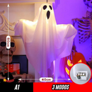 Luminária de Halloween Fantasma Flutuando 👻🎃