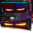 Kit 2 PCS - Painel de LED inteligente com lista de programas.📲