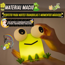 🐸Sapinho Premium de Silicone Sensível ao Toque- 3 Níveis de Brilho - Pode ser Usado Como Suporte de Celulares para Assistir.📲 - Recarregável Tipo C🔋