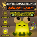 🐸Sapinho Premium de Silicone Sensível ao Toque- 3 Níveis de Brilho - Pode ser Usado Como Suporte de Celulares para Assistir.📲 - Recarregável Tipo C🔋
