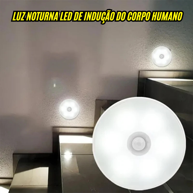 💡6 LED com Sensor de Movimento / Recarregável🔋