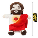 ✝️Jesus Cristo de Pelúcia com Respiração🤍 - Alívio para Ansiedade e Noites Mal Dormidas.💤