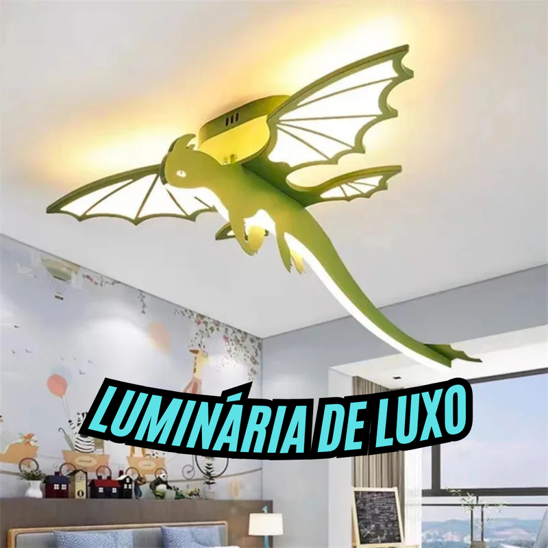 Luminária Premium de Teto dos Dinossauros Disponível em dois Modelos para Quartos e Hotéis. / Modelos Exclusivos Peças de Luxo.