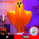 Luminária de Halloween Fantasma Flutuando 👻🎃