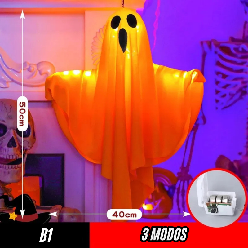 Luminária de Halloween Fantasma Flutuando 👻🎃