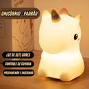 🦄 Unicórnio Camaleão 7 Cores - 3 Níveis de Brilho - Sensível ao Toque - Recarregável Tipo C.🔋