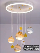 Lustre de Teto Premium Infantil estilo Atmosférico para Quartos, Salas e Hotéis / Peça Premium Modelo de Luxo.