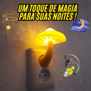 🍄Luminária Noturna de Tomada🔌 - Cogumelinho Encantado🍄