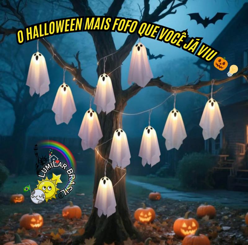 👻Kit Fantasminhas Encantados de Halloween (10 Unidades)👻