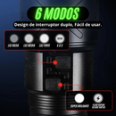 🔦Lançamento - Lanterna LED Ultra Poderosa 2025 - Alcança até 300M / Recarregável (Tipo C)🔋 - A Prova d'Agua💦 - Pode ser Usada como Carregador Portátil.🪫📱⚡️