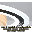 Luminária Premium de Acrílico Planeta Atmosférico para Salas, Escritórios, Quartos e Hotéis / Peça Premium Modelo de Luxo.