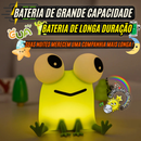 🐸Sapinho Premium de Silicone Sensível ao Toque- 3 Níveis de Brilho - Pode ser Usado Como Suporte de Celulares para Assistir.📲 - Recarregável Tipo C🔋