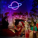 Neon Alíenigenas - Luz de LED Noturna.