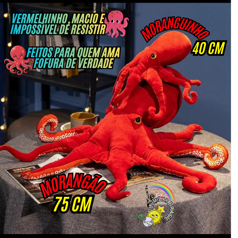 🍓Moranguinho & Morangão🐙: a Dupla mais Doce dos Sete Mares!🌊✨