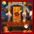 Luminária de Halloween Fantasma Flutuando 👻🎃