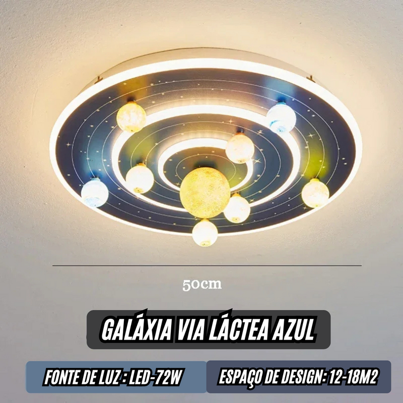 Luminária de Teto Atmosférica Peça Moderna e Aconchegante com 3 Velocidades para Quartos e Hotéis. / Peça Premium Modelo de Luxo.