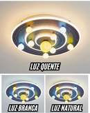 Luminária de Teto Atmosférica Peça Moderna e Aconchegante com 3 Velocidades para Quartos e Hotéis. / Peça Premium Modelo de Luxo.