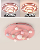 Luminária de Teto Atmosférica Peça Moderna e Aconchegante com 3 Velocidades para Quartos e Hotéis. / Peça Premium Modelo de Luxo.