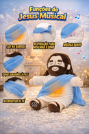 ✝️Jesus Cristo de Pelúcia com Respiração🤍 - Alívio para Ansiedade e Noites Mal Dormidas.💤