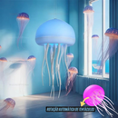 🪼Medusa Atmosférica – Luminária Mágica de Luz e Movimento ✨
