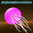 🪼Medusa Atmosférica – Luminária Mágica de Luz e Movimento ✨