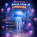 🪼Agua Viva Luminosa com Sensor de Voz – Luminária Mágica de Luz e Movimento ✨