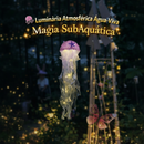 🪼 Luminária Atmosférica Água-Viva – Magia Subaquática ✨