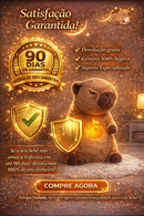 🤎Capivara Fofivara com Respiração - Alívio para Ansiedade e Noites Mal Dormidas.💤
