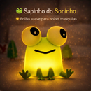 🐸Sapinho Premium de Silicone Sensível ao Toque- 3 Níveis de Brilho - Pode ser Usado Como Suporte de Celulares para Assistir.📲 - Recarregável Tipo C🔋