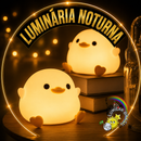 🐣Luminária de LED Patinho de Silicone - 3 Níveis de Brilho - Sensível ao Toque - Recarregável Tipo C.🔋