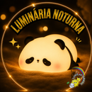 🐼Pandinha de LED - 3 Níveis de Brilho - Sensível ao Toque - Recarregável Tipo C.🔋