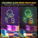 Neon de Alíen - Luz de LED Noturna.