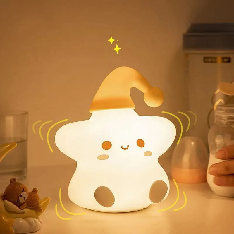 ⭐️Estrelinha de Silicone. - Recarregável Tipo C.🔋