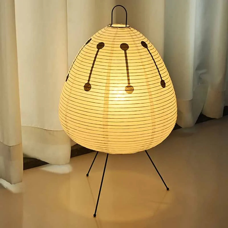 🏮Candeeiro Japonês Zen – Luminária Atmosférica de Mesa🏮
