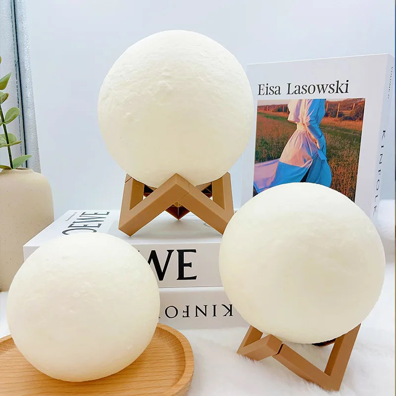 Luminária Lua Encantada – Mini Lua Atmosférica🌕