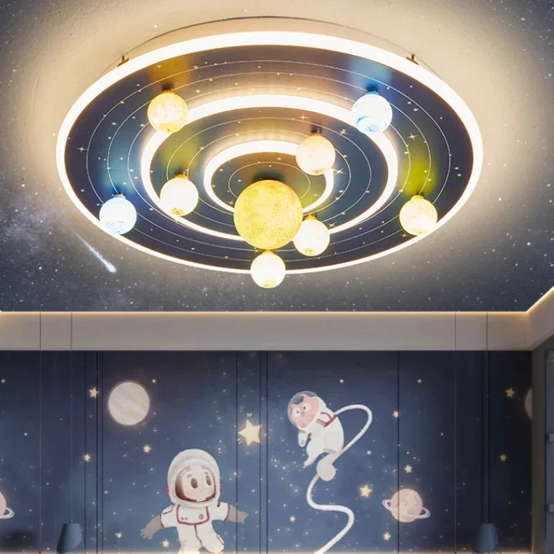 Luminária de Teto Atmosférica Peça Moderna e Aconchegante com 3 Velocidades para Quartos e Hotéis. / Peça Premium Modelo de Luxo.