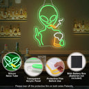 Neon de Alíen - Luz de LED Noturna.