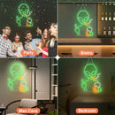 Neon de Alíen - Luz de LED Noturna.