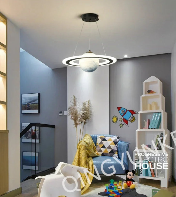 Luminária Premium de Acrílico Planeta Atmosférico para Salas, Escritórios, Quartos e Hotéis / Peça Premium Modelo de Luxo.