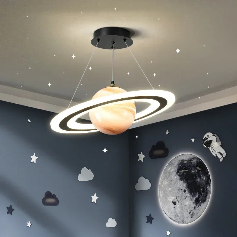 Luminária Premium de Acrílico Planeta Atmosférico para Salas, Escritórios, Quartos e Hotéis / Peça Premium Modelo de Luxo.