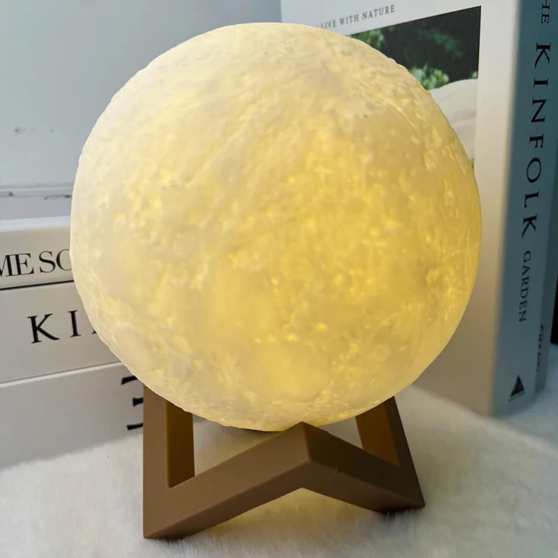 Luminária Lua Encantada – Mini Lua Atmosférica🌕