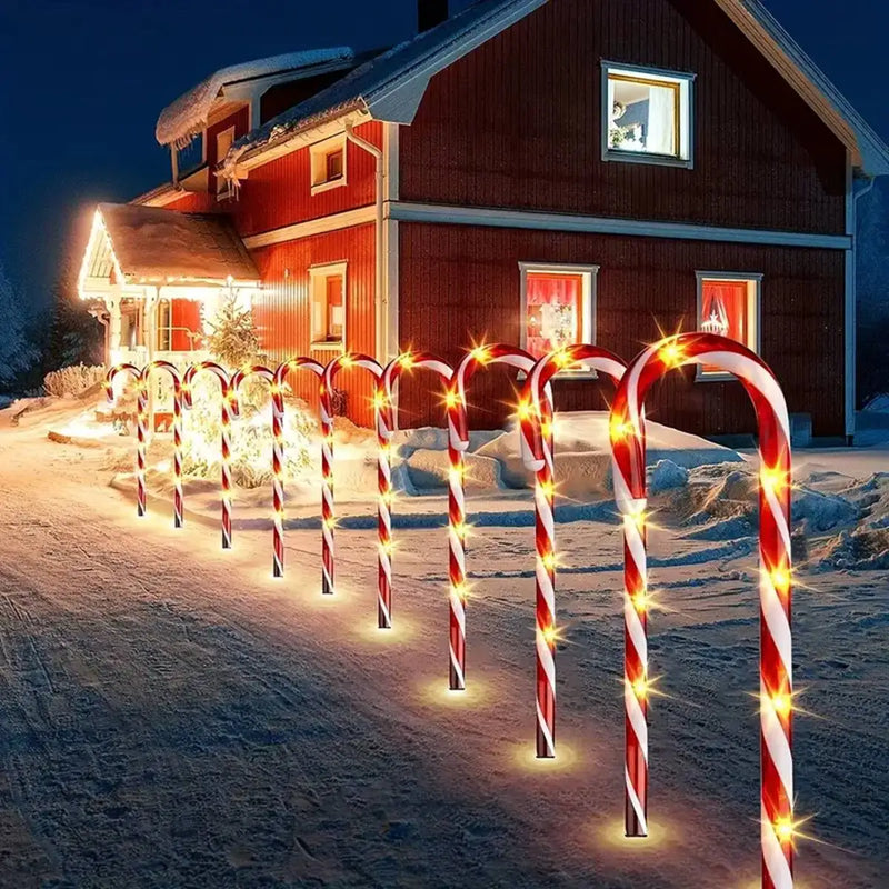 Docinhos de Natal Decoração Exclusiva Movida a Luz Solar.