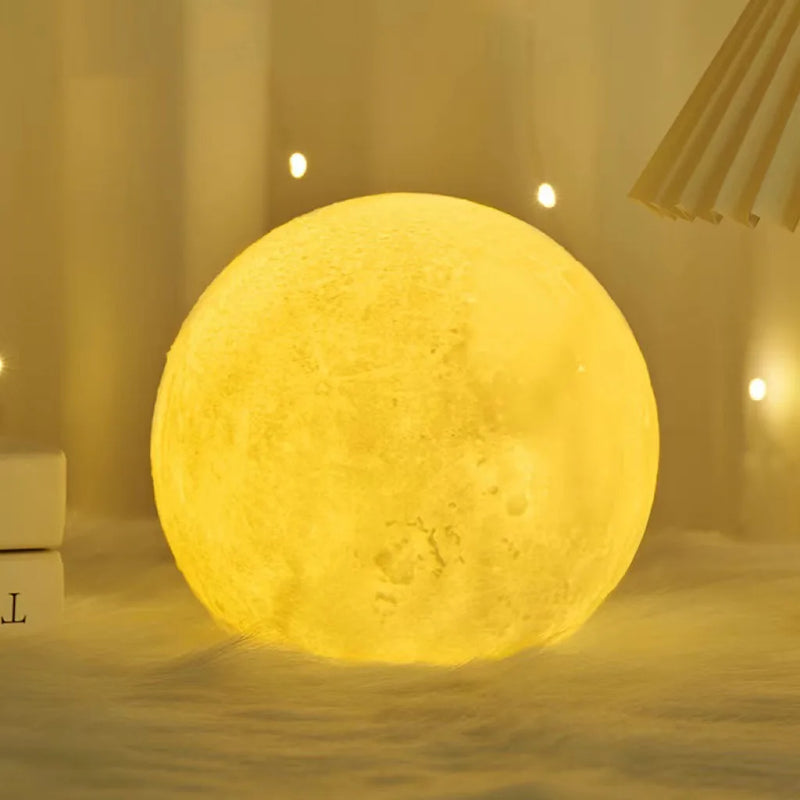 Luminária Lua Encantada – Mini Lua Atmosférica🌕