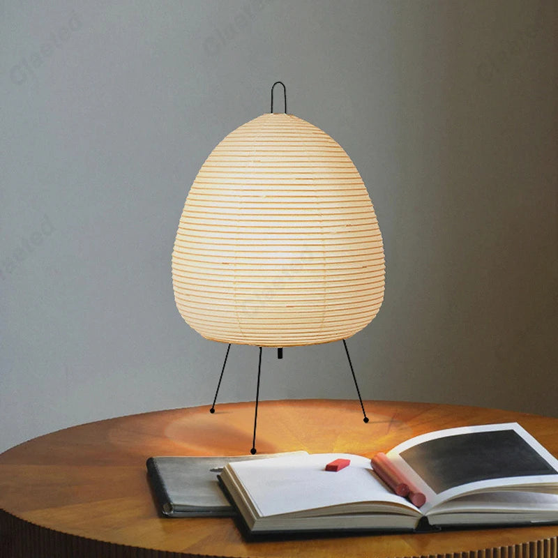 🏮Candeeiro Japonês Zen – Luminária Atmosférica de Mesa🏮