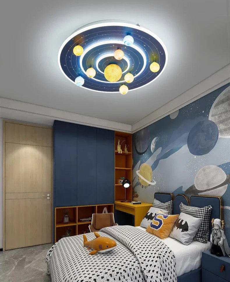 Luminária de Teto Atmosférica Peça Moderna e Aconchegante com 3 Velocidades para Quartos e Hotéis. / Peça Premium Modelo de Luxo.