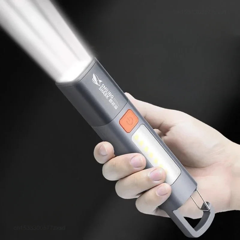 🔦 Lanterna Shark Pro – Potência Premium à Prova d’Água 💦 -